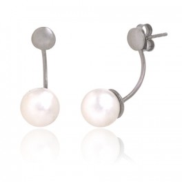 Pearl Dream Earstuds on Wire