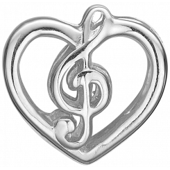 Music Love Sølv Charms