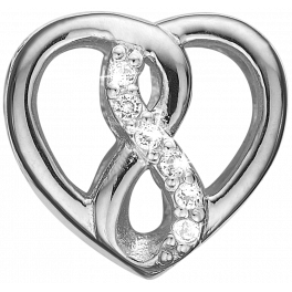 Eternity Heart Sølv Charms