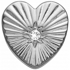 Sunshine Heart Sølv Charms