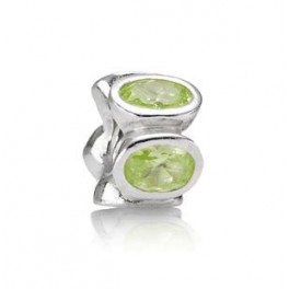 Charms Lime farvede Ovale Lys,