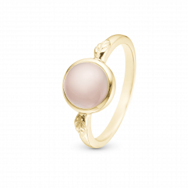 Ring PINK CHALCEDONY FG.