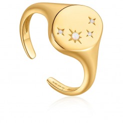 Gold Starry Kyoto Opal - Forgyldt Ring