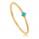 14kt Gold Turquoise Stone - Guld Ring