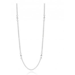 Halskæde, New Necklace Concept, sterlingsølv, 70 cm